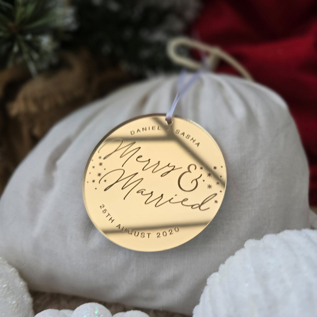 Couple's First Christmas Decorations - TilleyTree