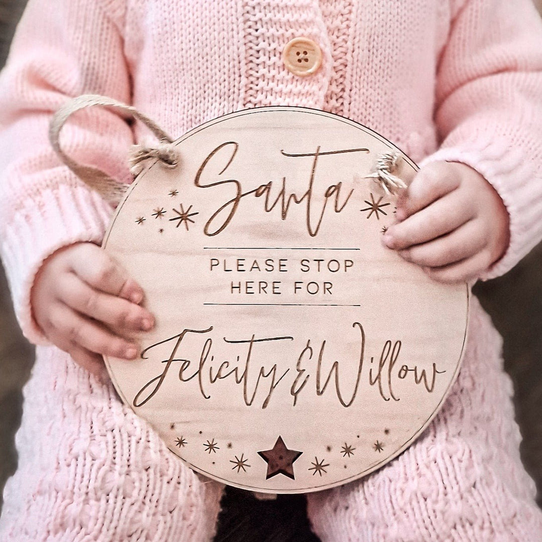 Personalised Christmas Signs - TilleyTree
