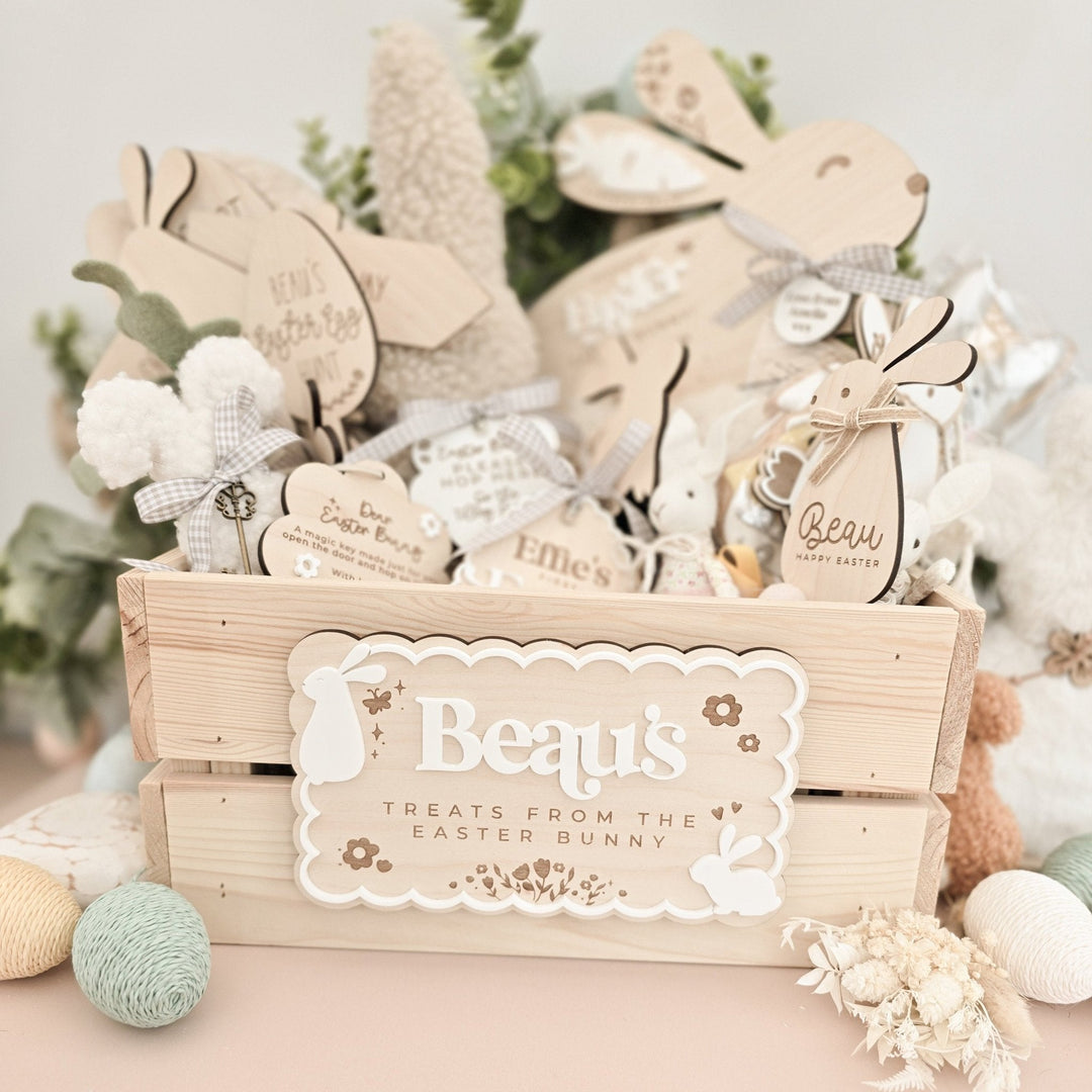Personalised Easter Crate & Easter Basket Tags - TilleyTree