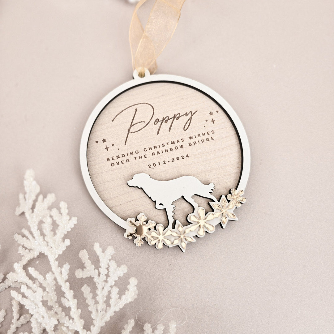 Personalised Pet Memorial Christmas Ornaments - TilleyTree