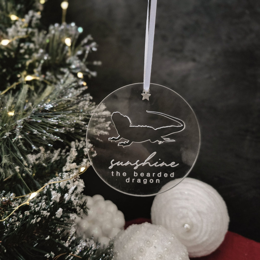 Personalised Reptile & Exotic Pet Christmas Ornaments - TilleyTree