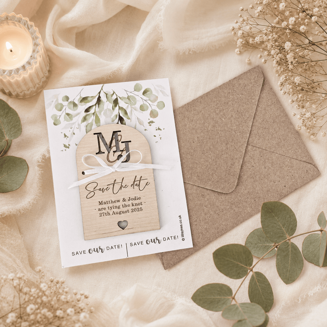 Personalised Wedding Save the Dates & Invitations - TilleyTree