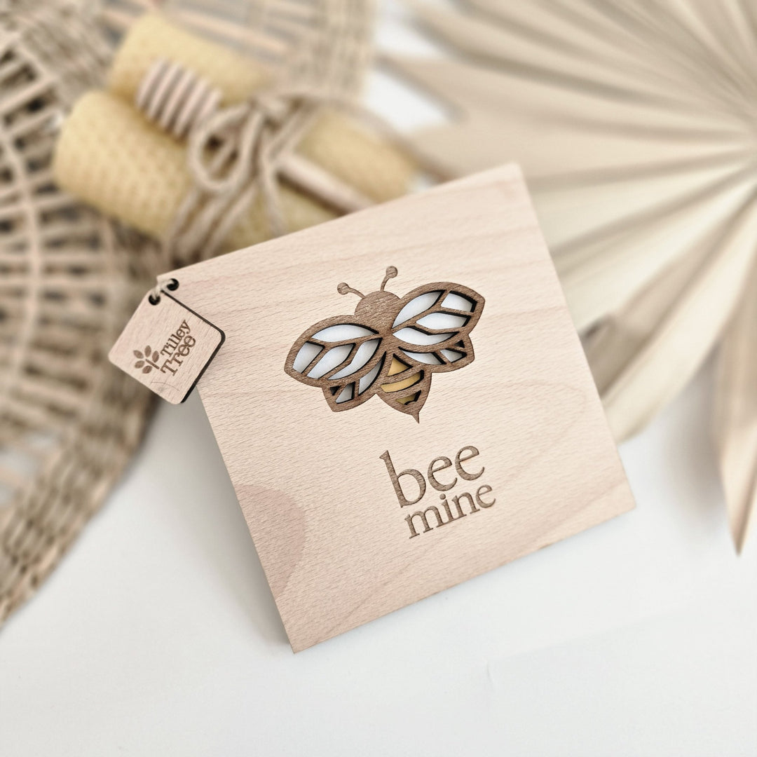 Bee Mine - Personalised Greetings Card - TilleyTree