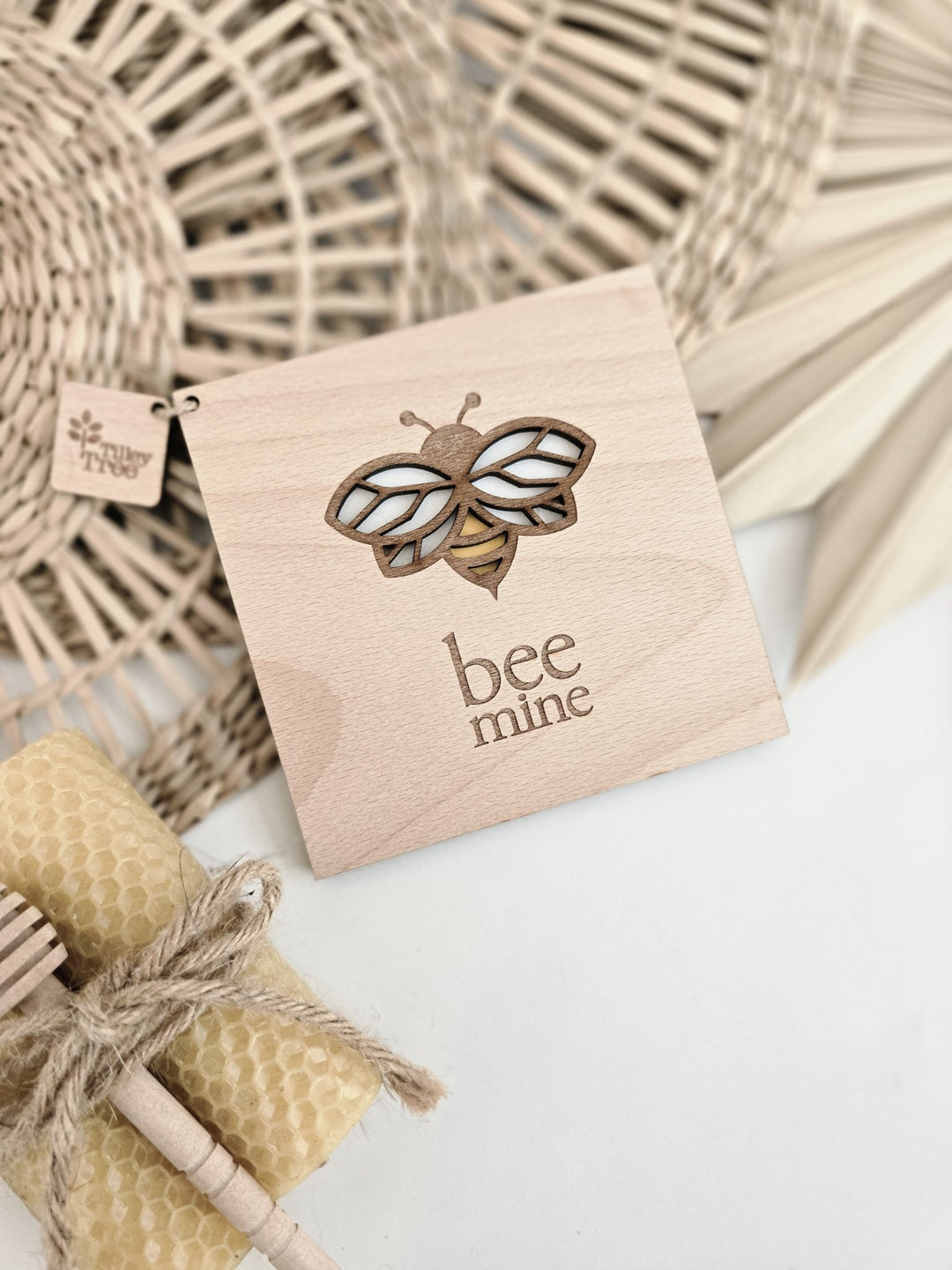 Bee Mine - Personalised Greetings Card - TilleyTree