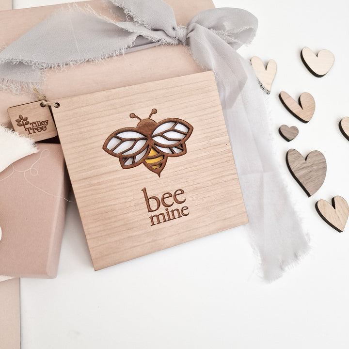 Bee Mine - Personalised Greetings Card - TilleyTree