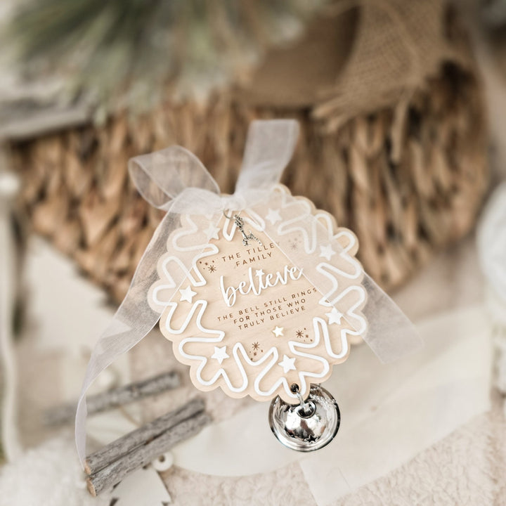 Believe Bell - Snowflake Collection - TilleyTree