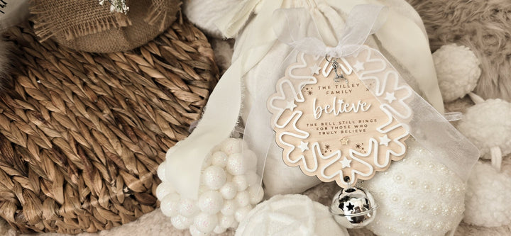 Believe Bell - Snowflake Collection - TilleyTree