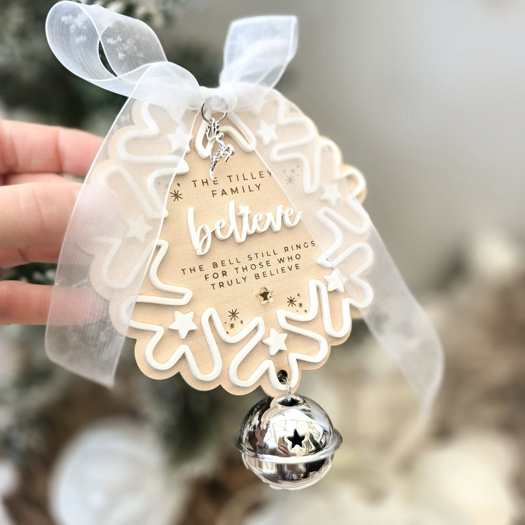 Believe Bell - Snowflake Collection - TilleyTree