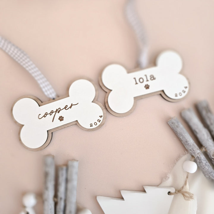 Bone Personalised Decoration - TilleyTree