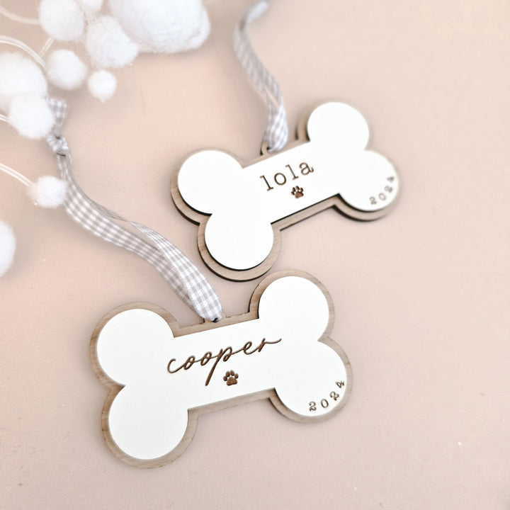 Bone Personalised Decoration - TilleyTree