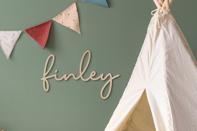 Castor | Personalised Wall Art Name Sign - TilleyTree