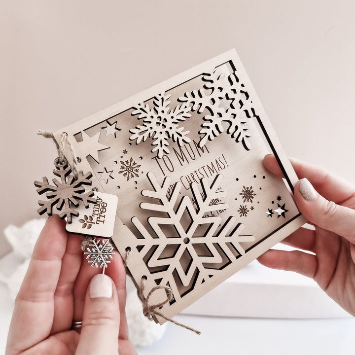 Christmas Snowflake Card - TilleyTree