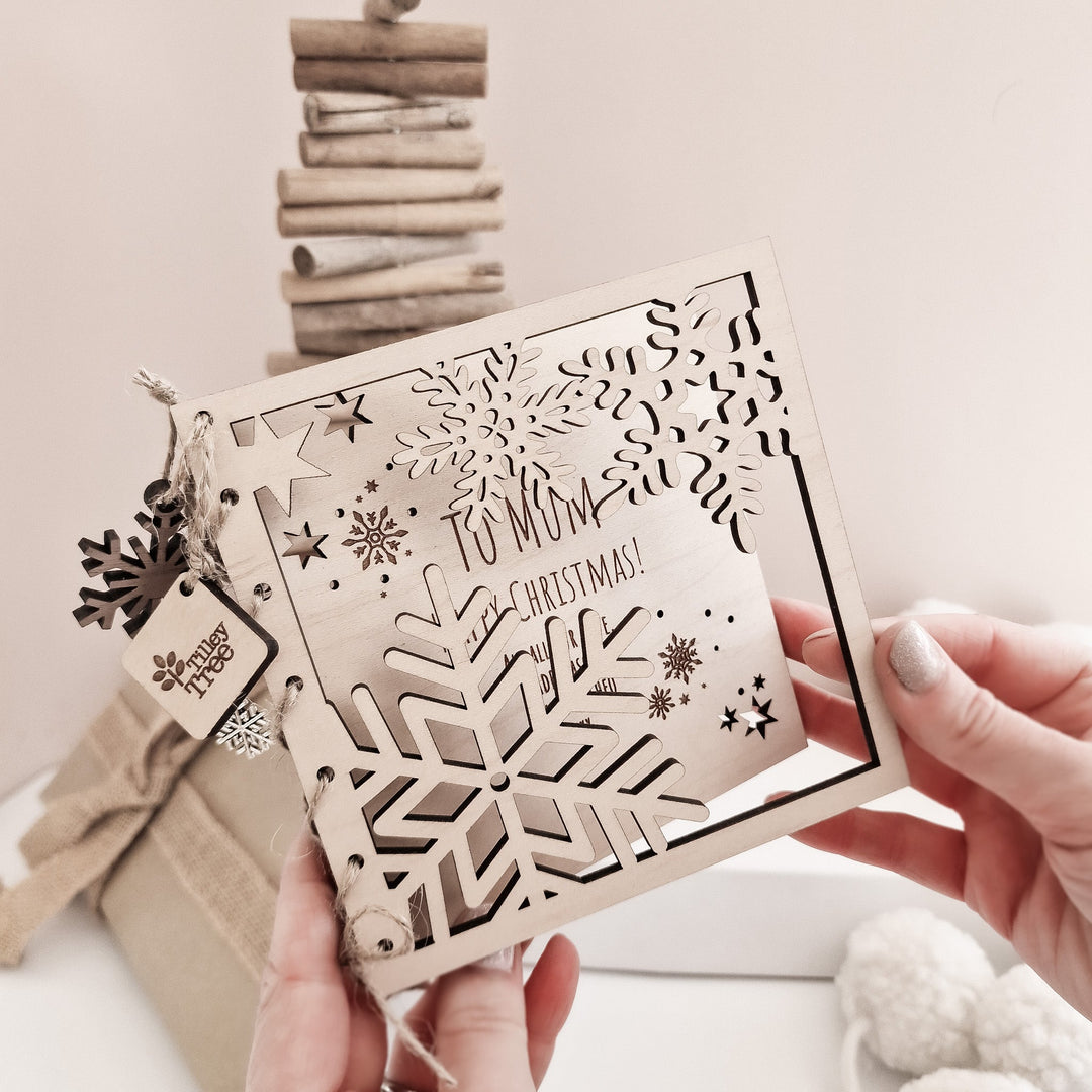 Christmas Snowflake Card - TilleyTree