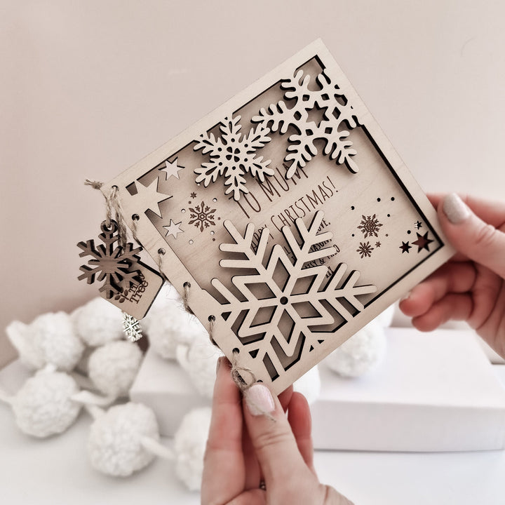 Christmas Snowflake Card - TilleyTree