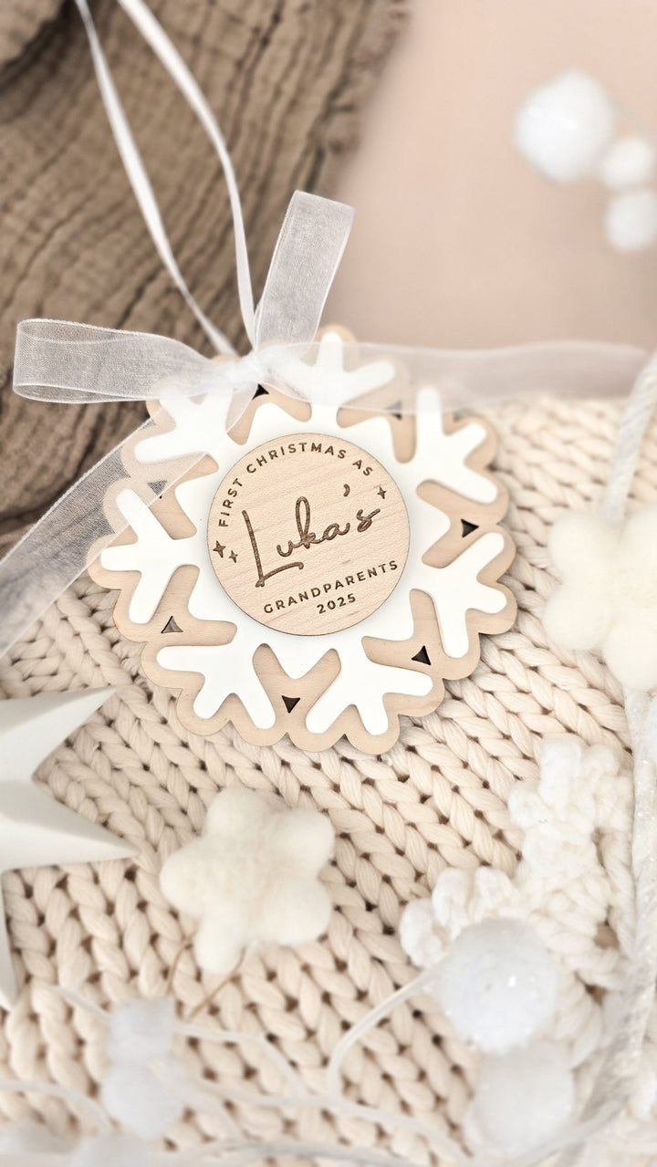First Christmas as Grandparents / Auntie / other - New Baby - TilleyTree
