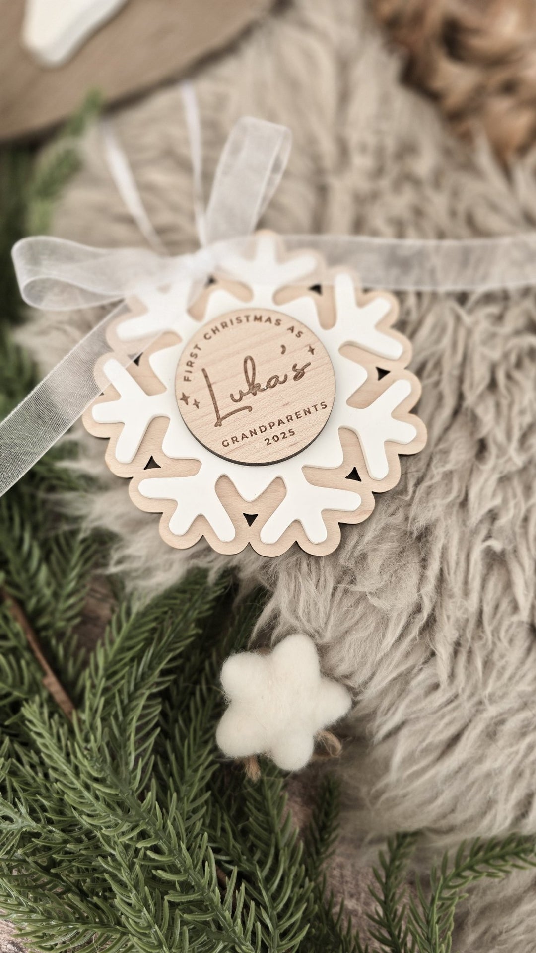 First Christmas as Grandparents / Auntie / other - New Baby - TilleyTree