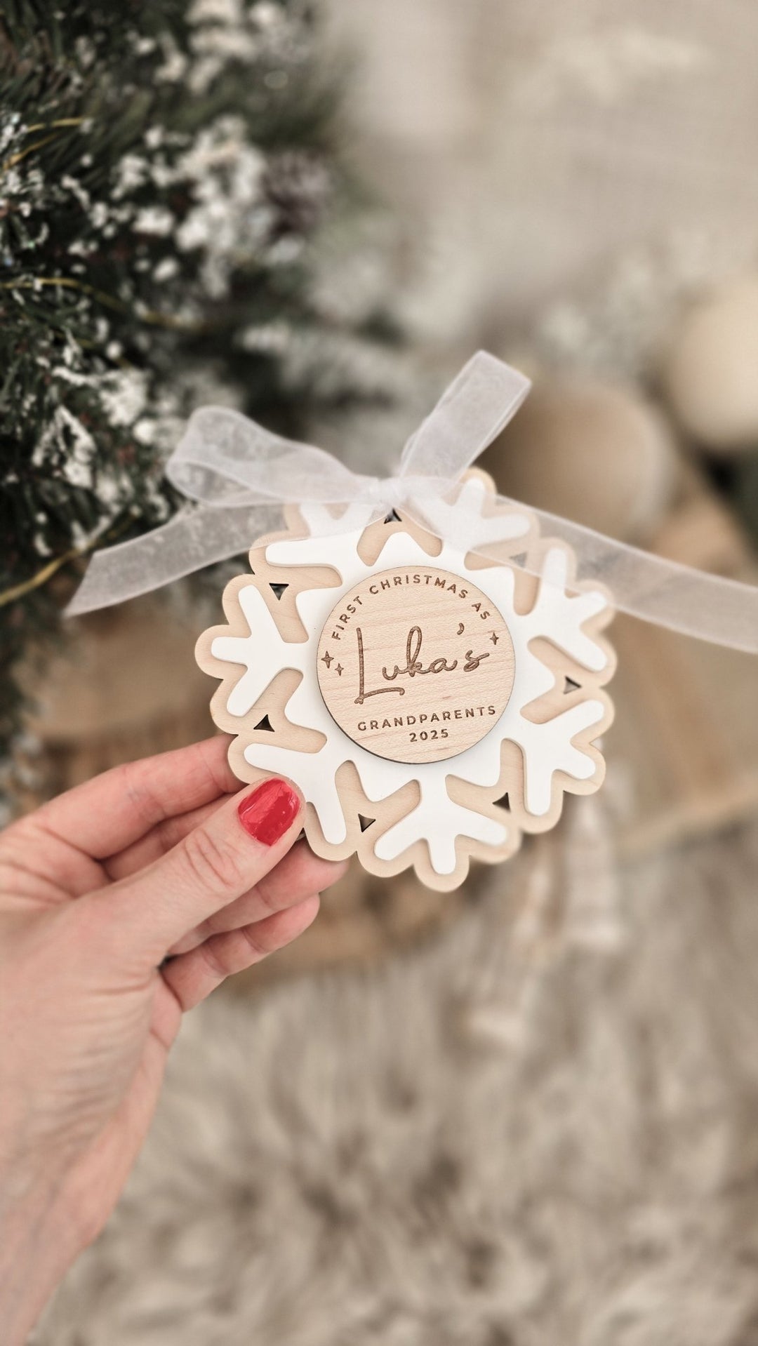 First Christmas as Grandparents / Auntie / other - New Baby - TilleyTree