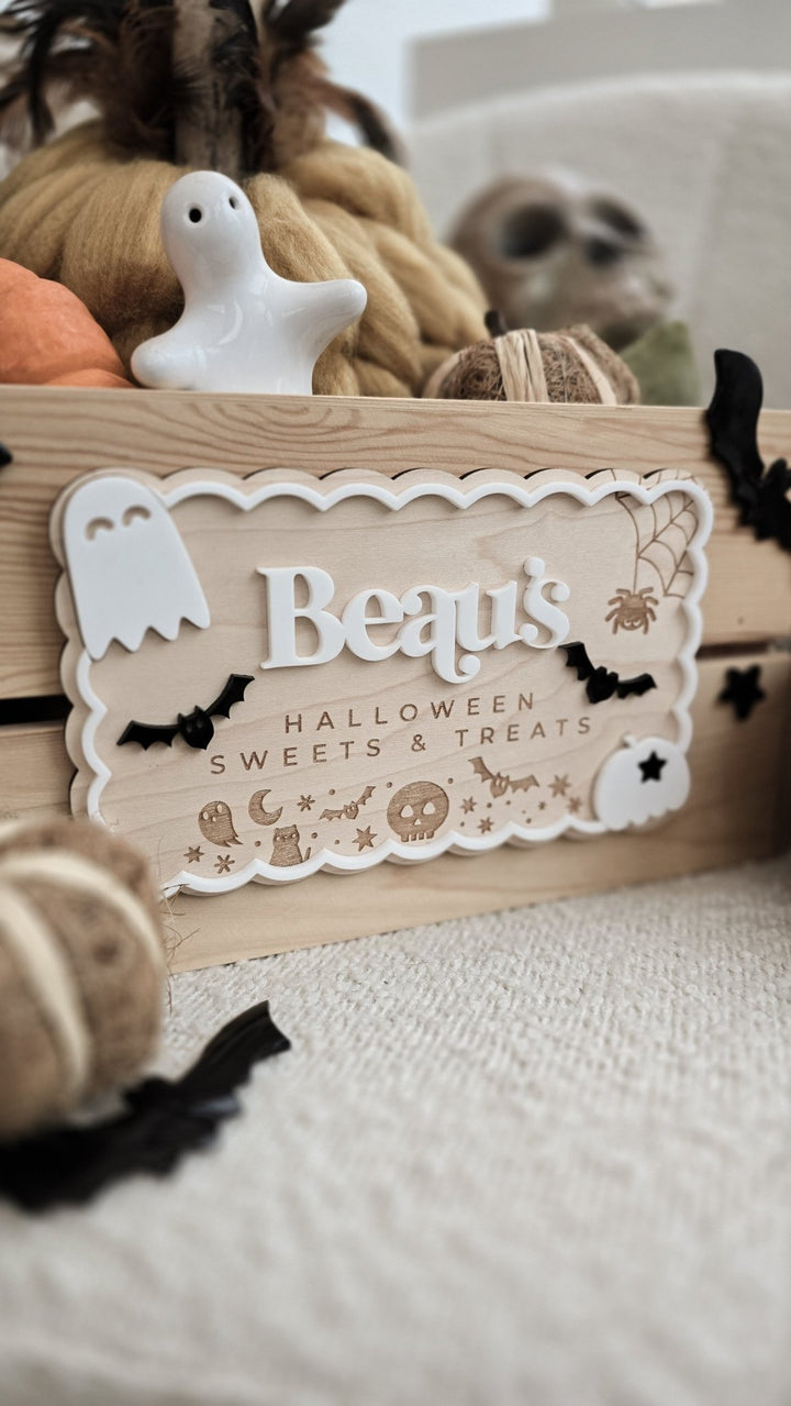 Halloween “Boo Basket” Crate or Plaque - TilleyTree
