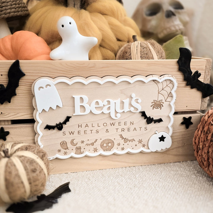 Halloween “Boo Basket” Crate or Plaque - TilleyTree