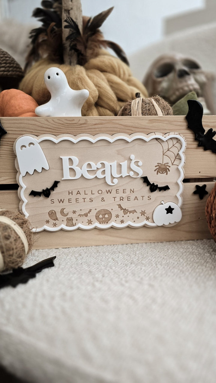 Halloween “Boo Basket” Crate or Plaque - TilleyTree