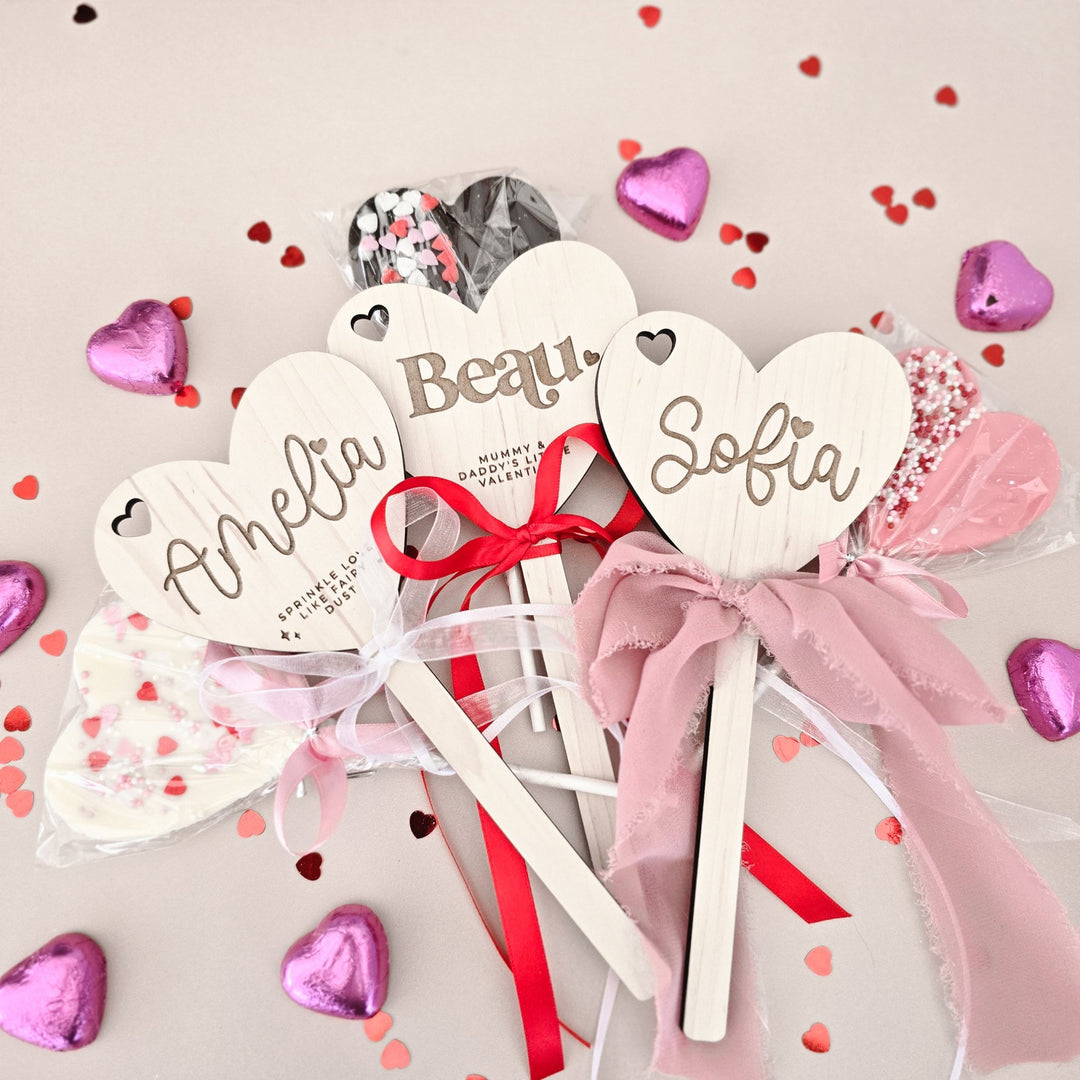 Heart Shape Wands - Flower Girl - Valentine's Day - TilleyTree