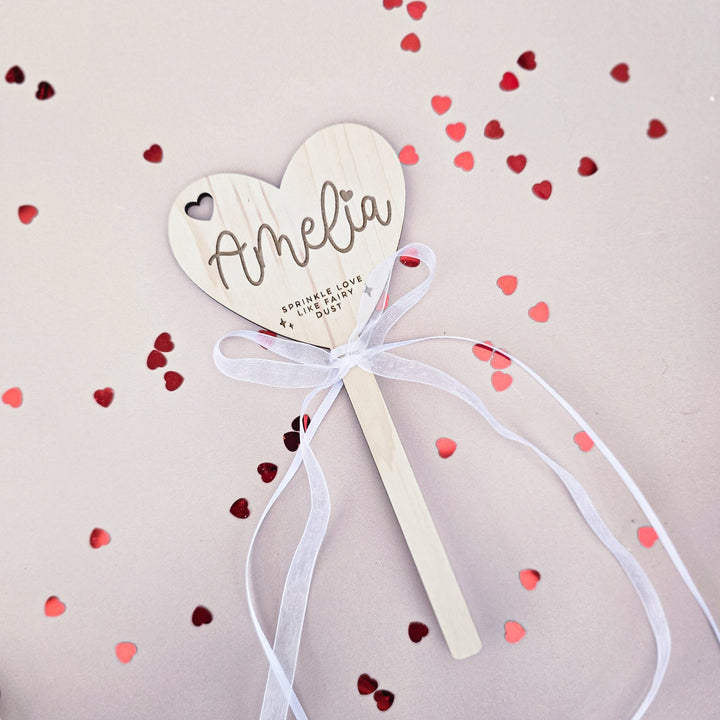 Heart Shape Wands - Flower Girl - Valentine's Day - TilleyTree