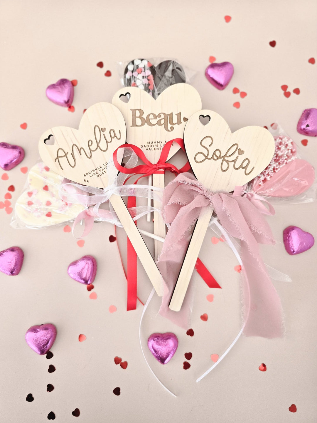 Heart Shape Wands - Flower Girl - Valentine's Day - TilleyTree