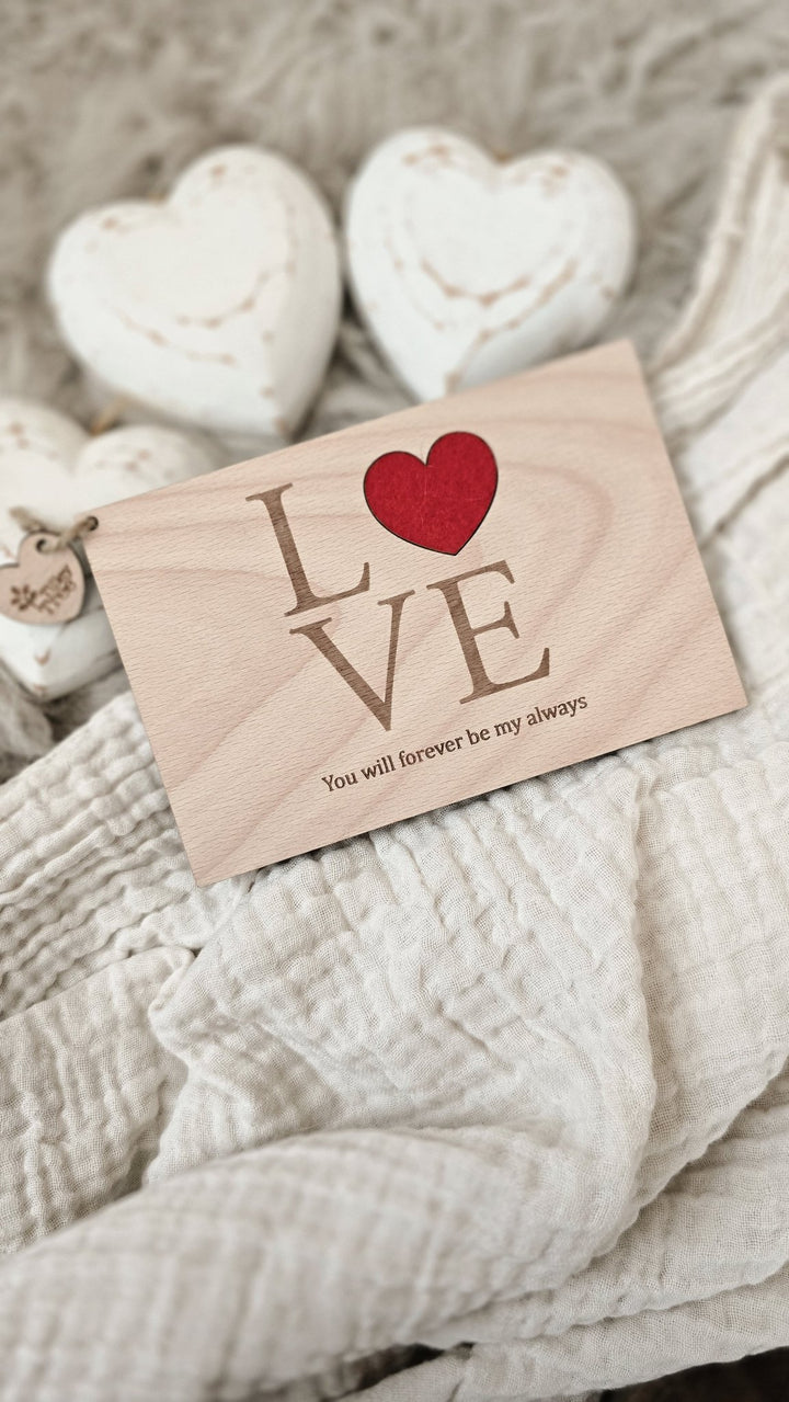 Love - Personalised Greeting Card - TilleyTree