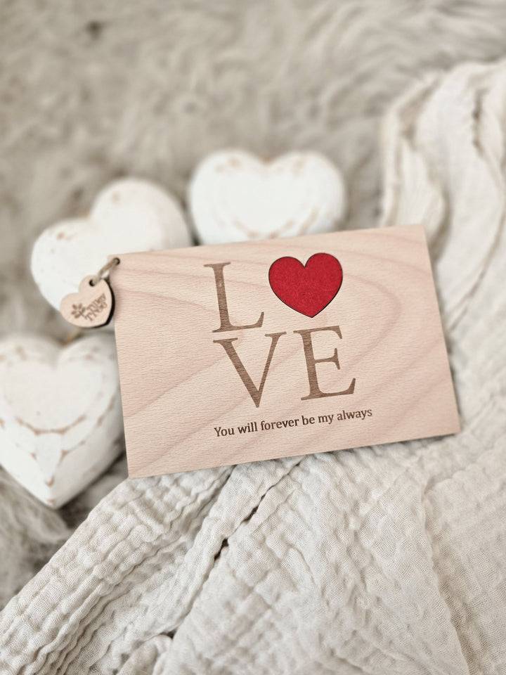 Love - Personalised Greeting Card - TilleyTree