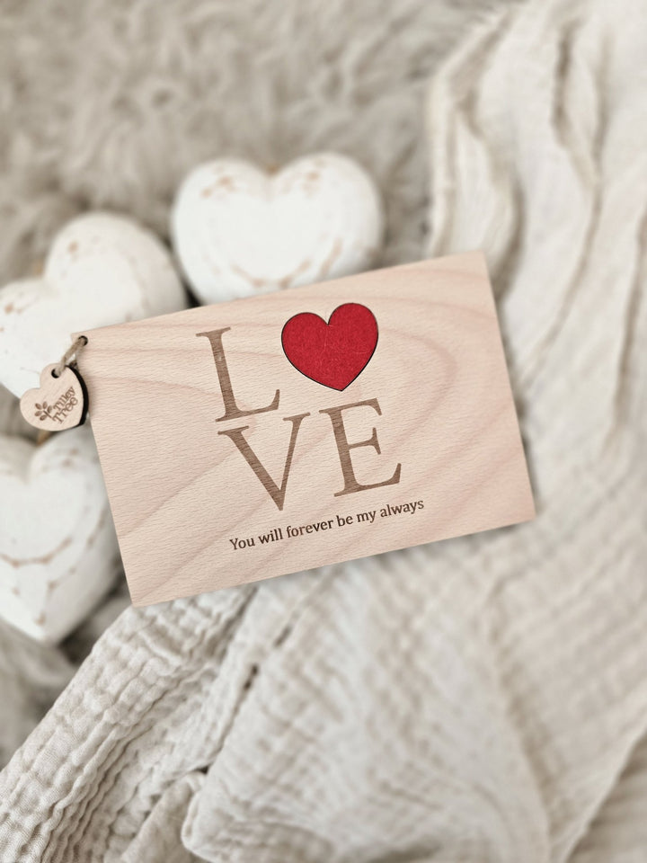 Love - Personalised Greeting Card - TilleyTree