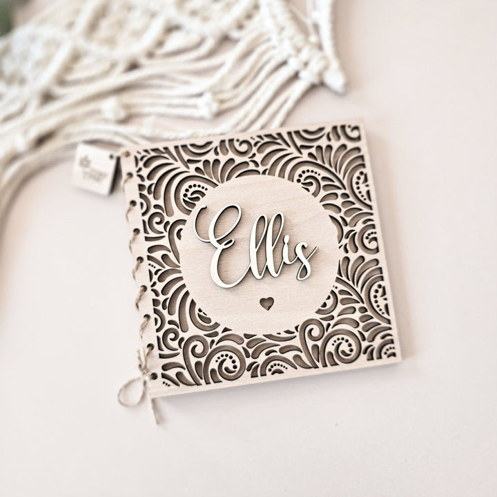'Luxury Laced' Personalised Wooden Card - TilleyTree
