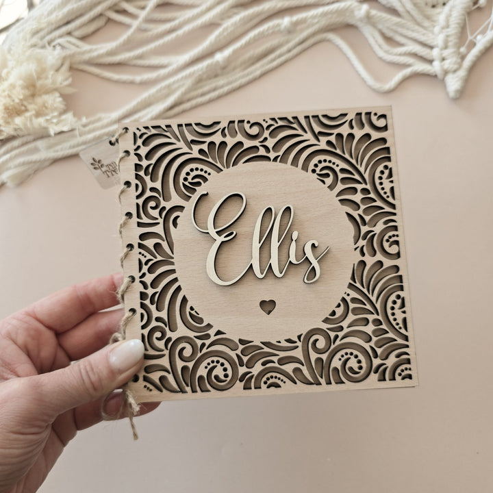 'Luxury Laced' Personalised Wooden Card - TilleyTree