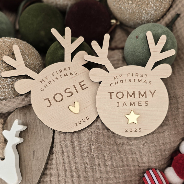 My First Christmas Sign - Baby Reindeer 🦌 - TilleyTree