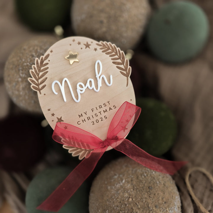 My First Christmas Sign - CandyCane - TilleyTree