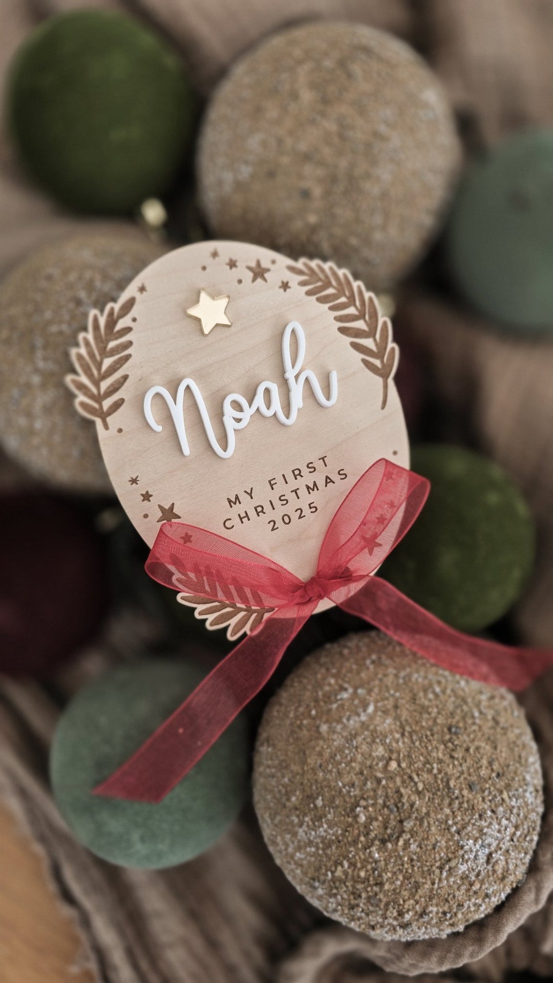 My First Christmas Sign - CandyCane - TilleyTree