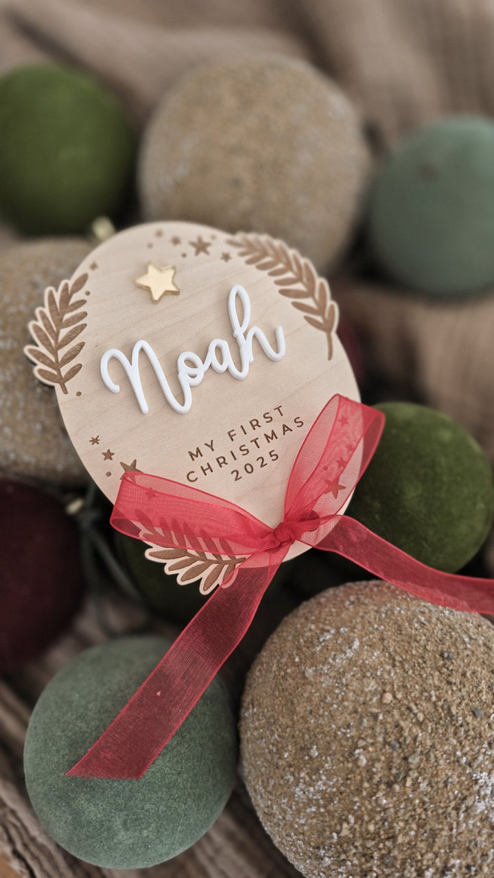 My First Christmas Sign - CandyCane - TilleyTree