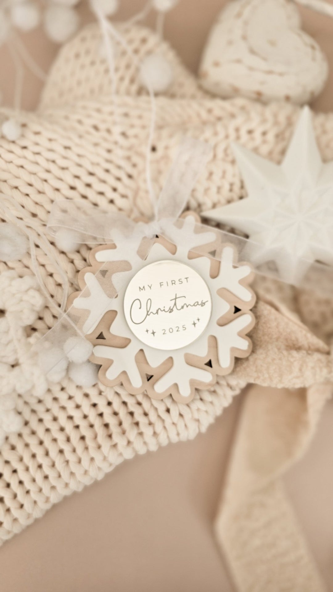 My First Christmas Snowflake Decoration - TilleyTree