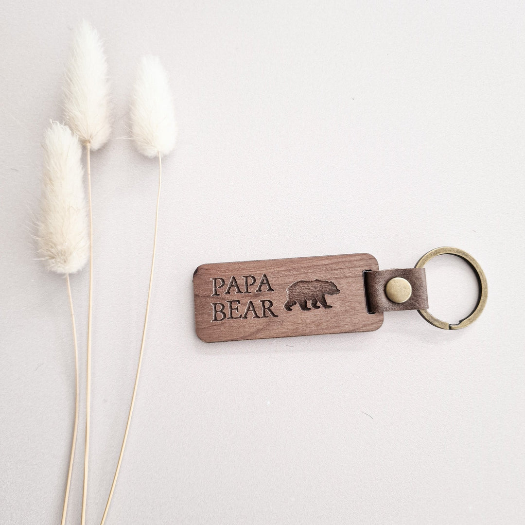 Papa Bear Keyring - TilleyTree