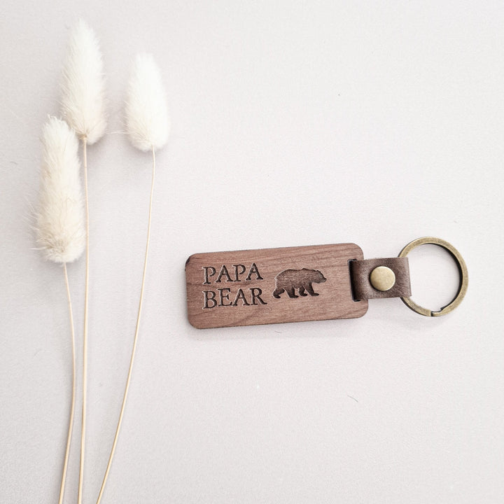 Papa Bear Keyring - TilleyTree