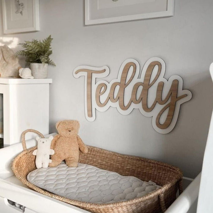 Personalised 3D Layered Wall Art Name Sign - TilleyTree