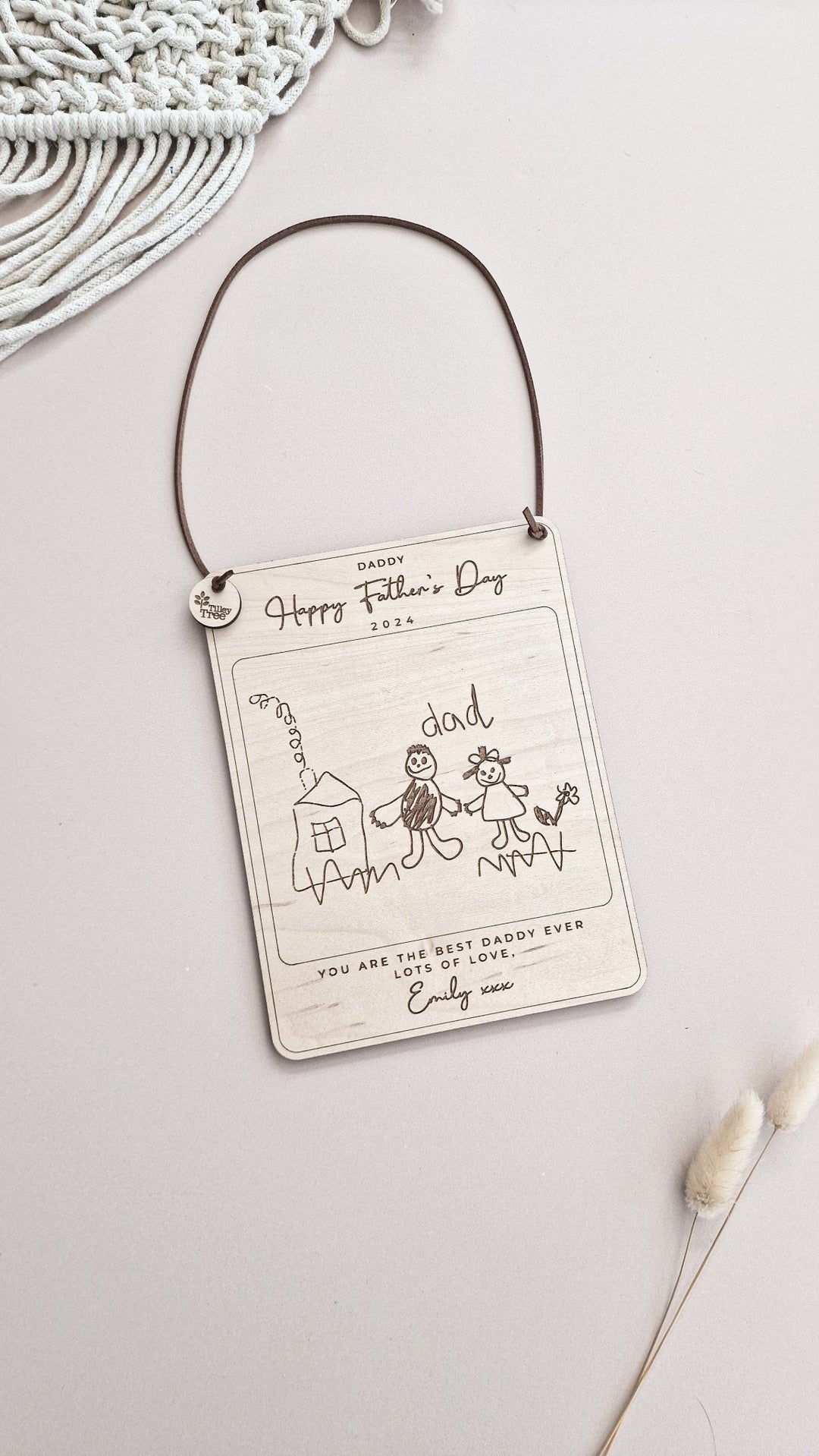 Personalised Children's Drawing Keepsake - TilleyTree