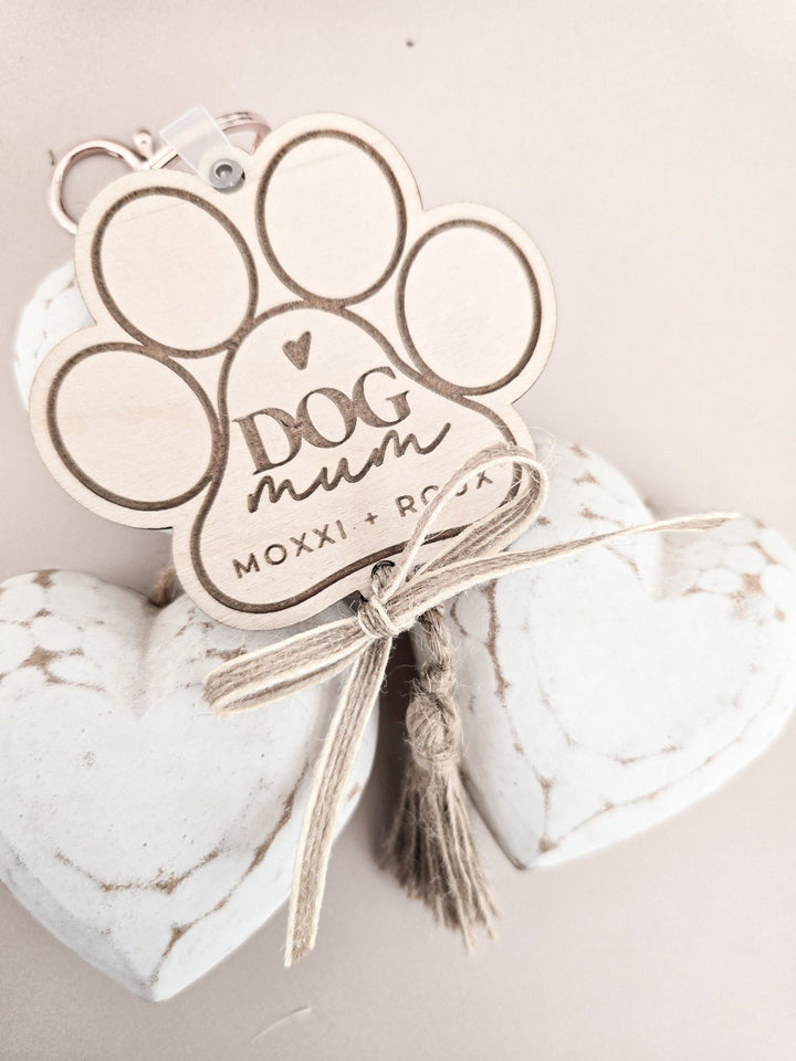 Personalised Dog Mum Keyring - TilleyTree