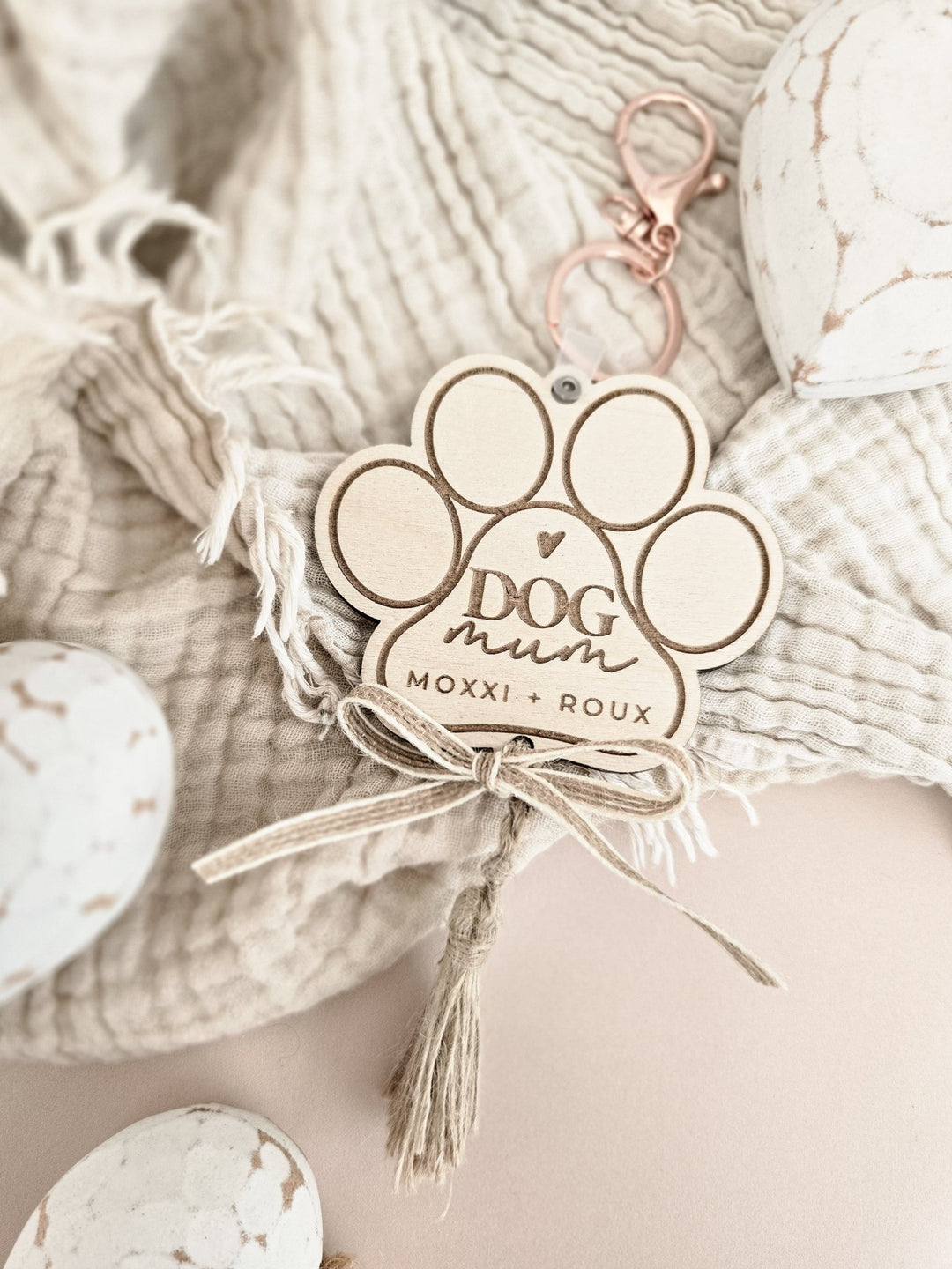 Personalised Dog Mum Keyring - TilleyTree