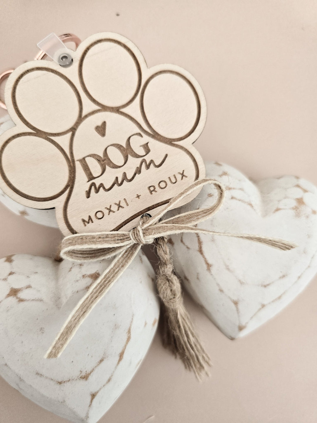 Personalised Dog Mum Keyring - TilleyTree