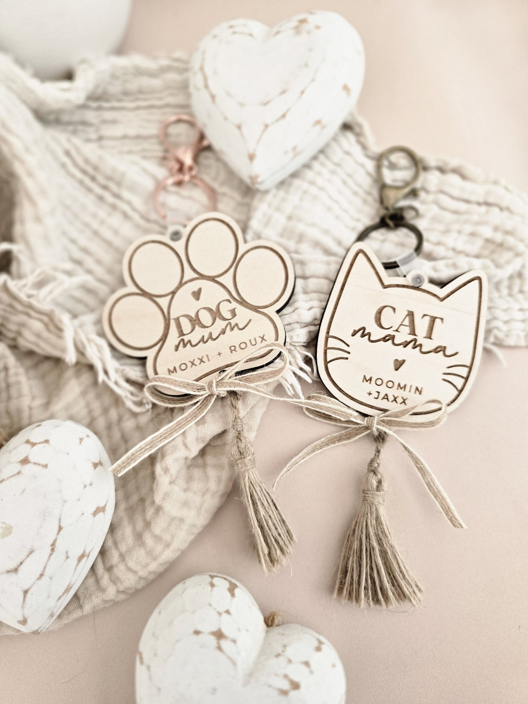 Personalised Dog Mum Keyring - TilleyTree