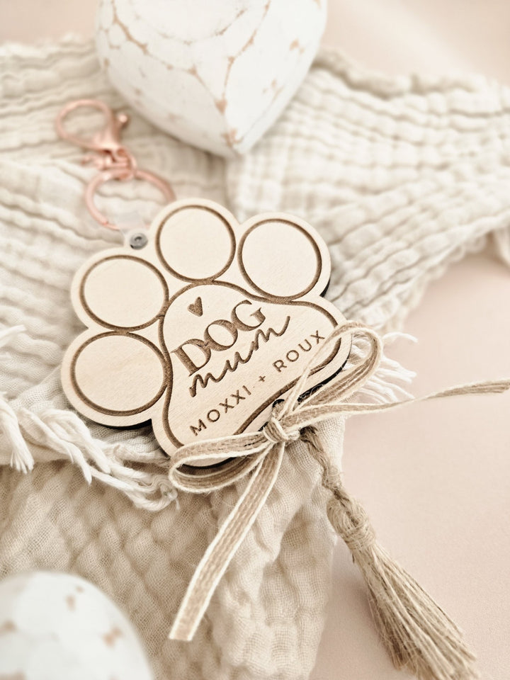 Personalised Dog Mum Keyring - TilleyTree