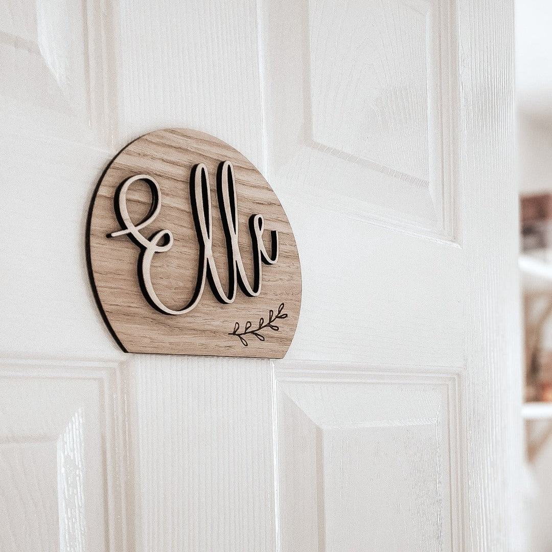 Personalised Door Name Signs - TilleyTree