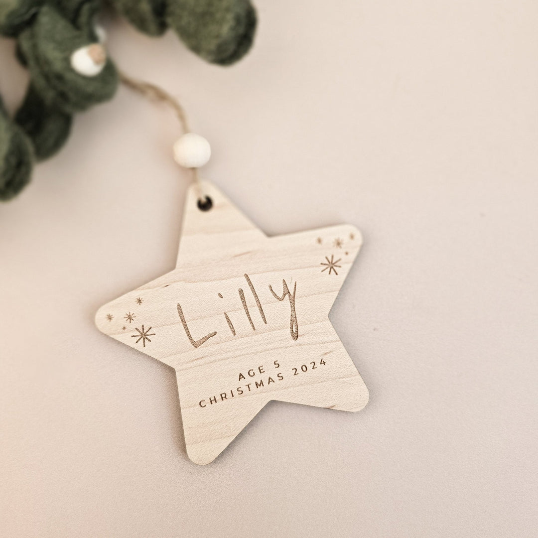 Personalised Handwriting Baubles - TilleyTree