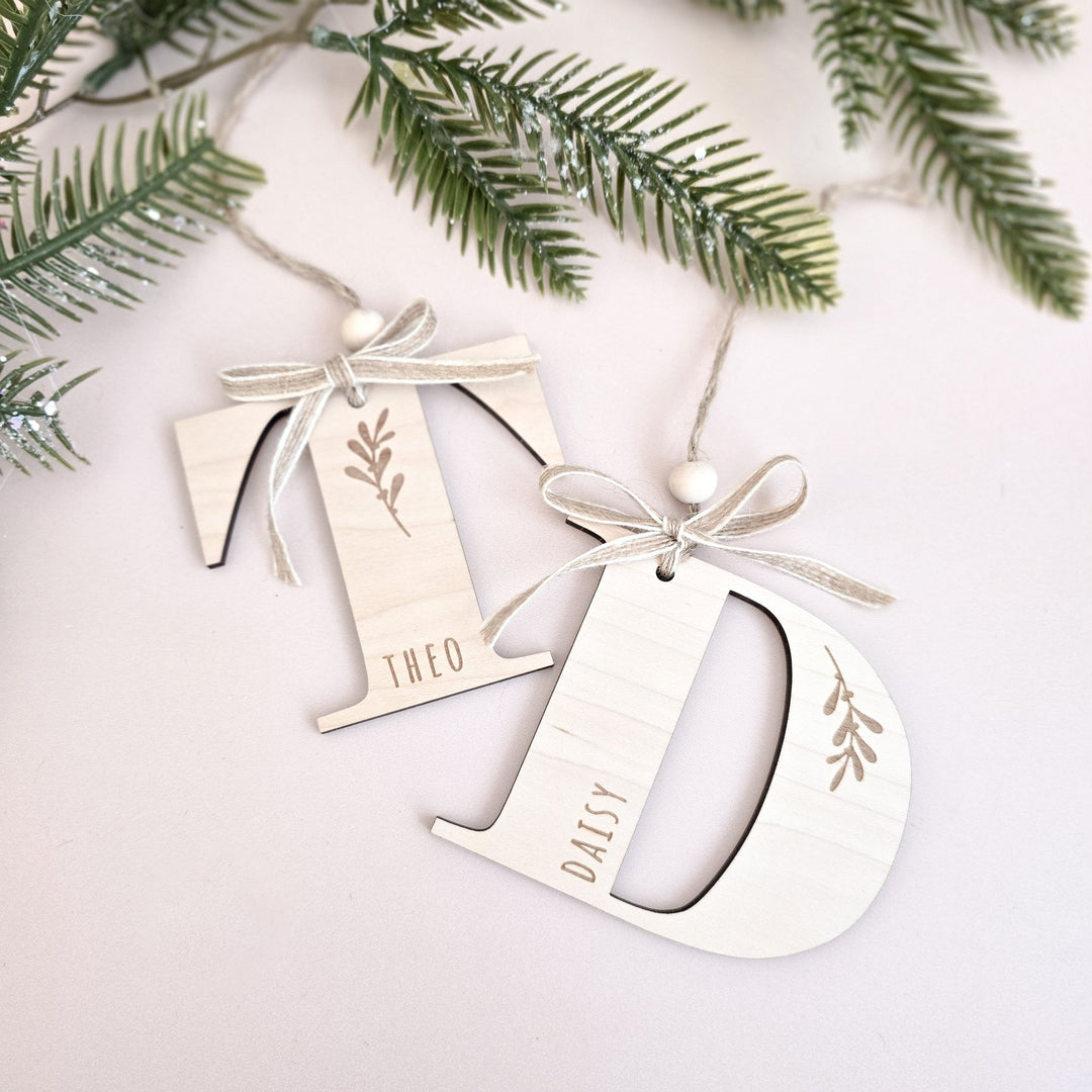 Personalised Initial Baubles - TilleyTree