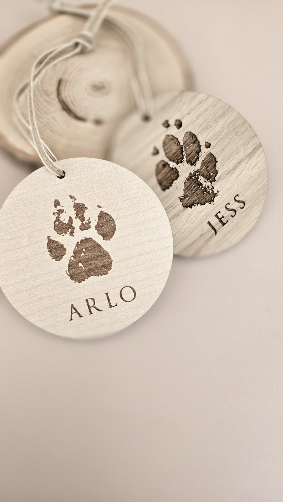 Personalised Pawprint Decoration - TilleyTree